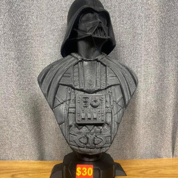 3D Printed Dark Vader Statue - Picture 1 of 1